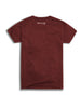 The Federation Canadienne Men's Crew Tee in Burgundy