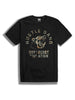 The Hustle Gang Dresscode Crew Tee in Black