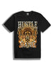 The Hustle Gang Liquid Gold Crew Tee in Black